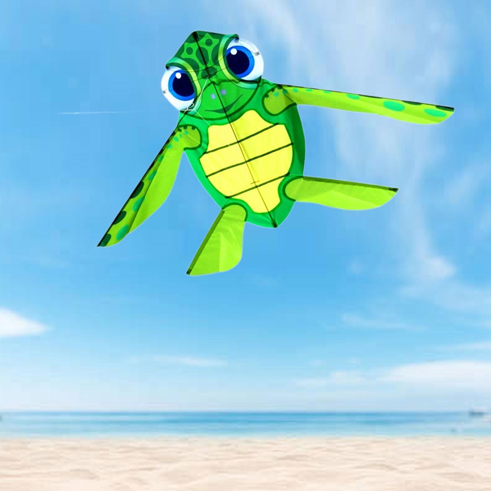 Tortoise Shaped Kite Leisure Sports with Long Tail Activity with String Giant