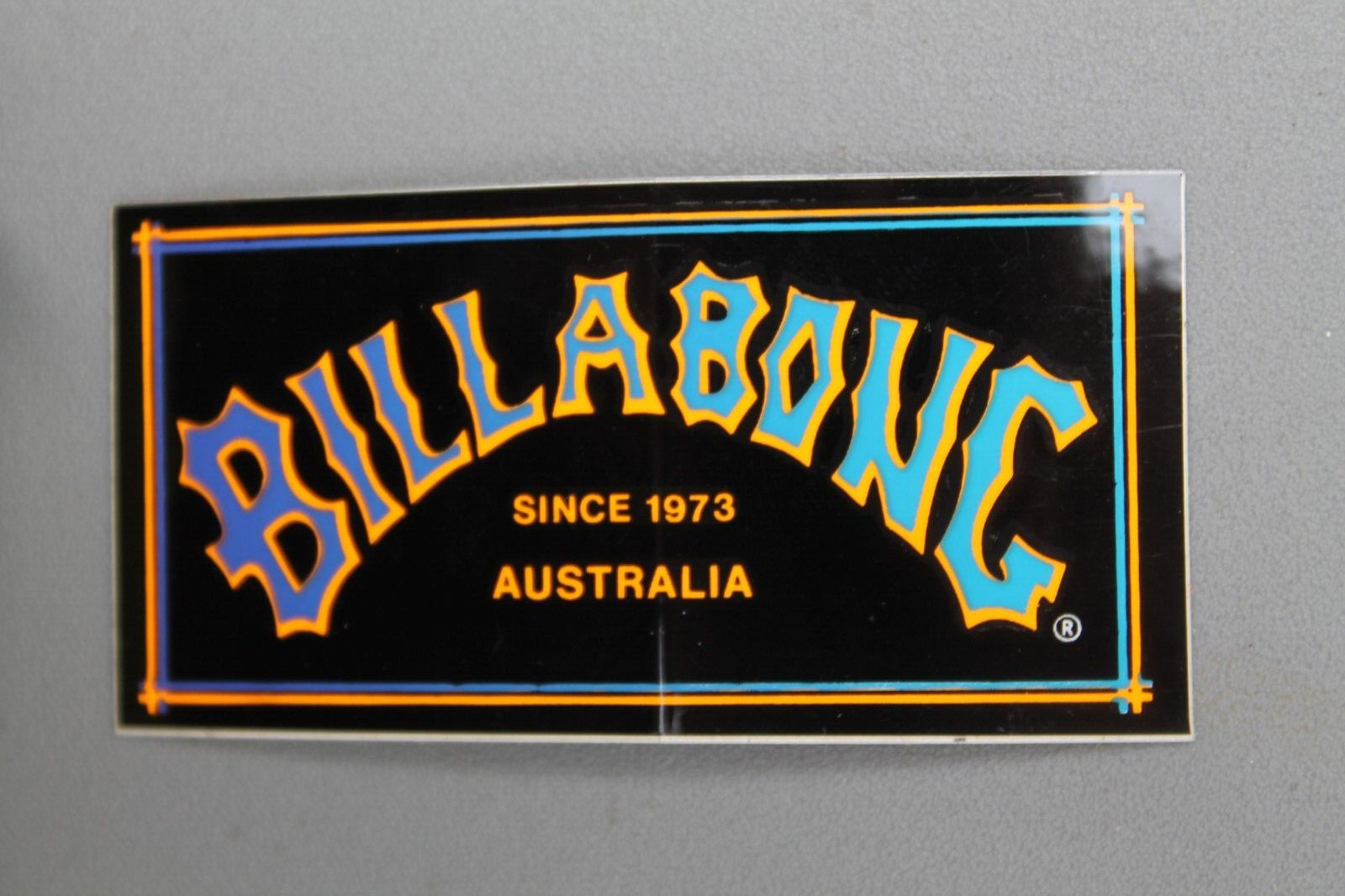 Billabong Surfboards Purple Neon Orange Green OG 80’s B8 Vintage Surfing STICKER