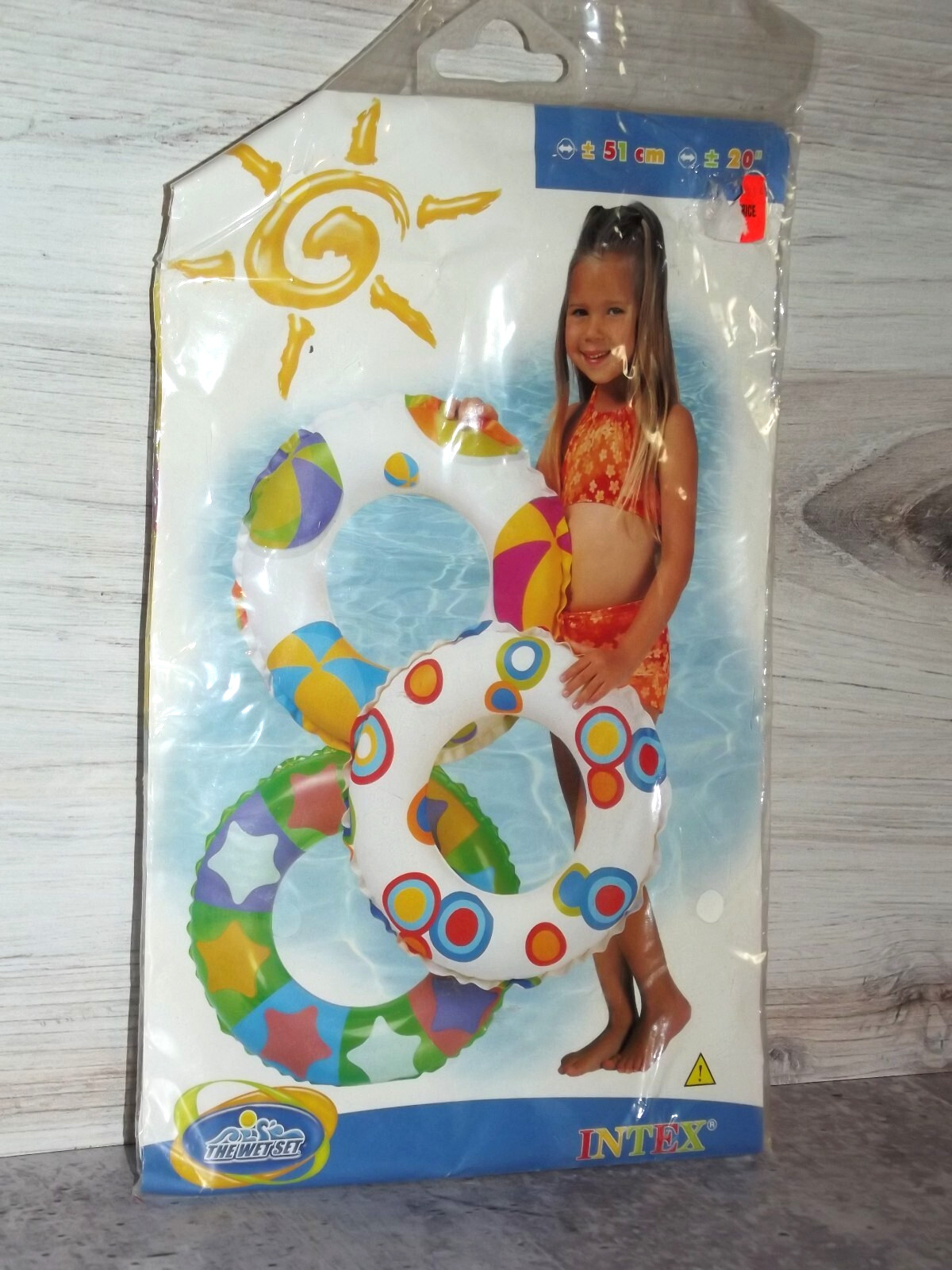 2003 Intex The Wet Set 20” Vinyl Pool Swim Ring #59230 B132