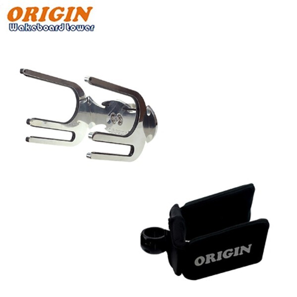 Origin Bat Kneeboard Wakeboard Tower Combo Rack Polished + Neoprene Cover
