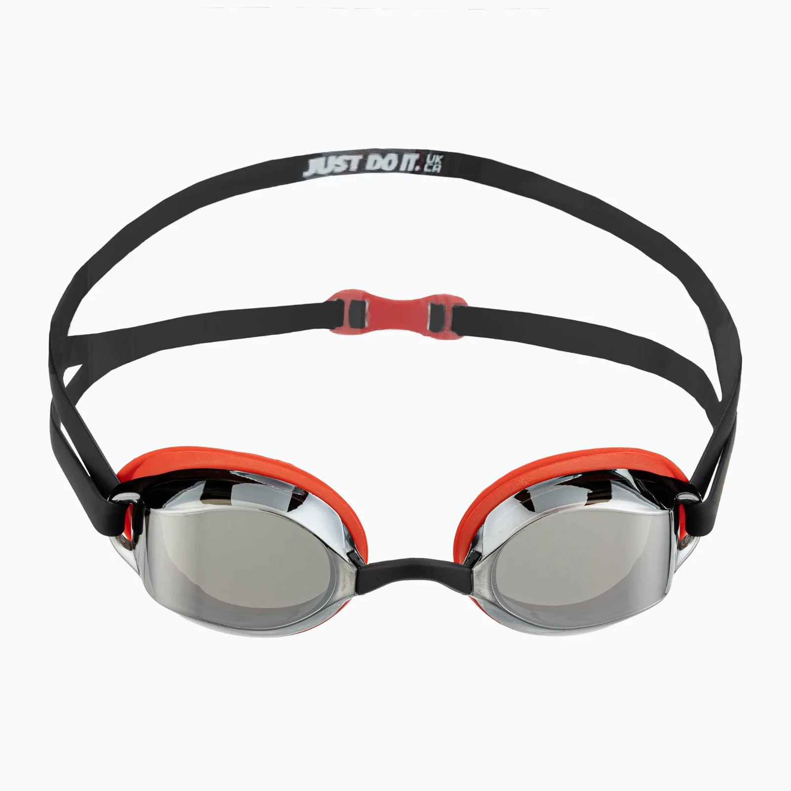 NEW NIB | Nike Legacy Mirrored Red/Black Swim Goggles Adult One Size