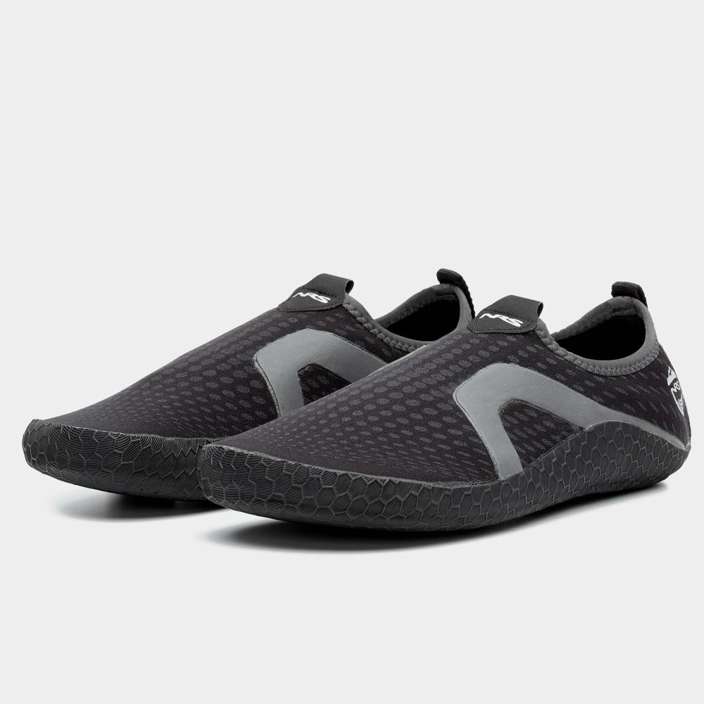 NRS Men’s Size 13 Arroyo Neoprene Wet Shoe Water Shoes Black & Gray NWOT