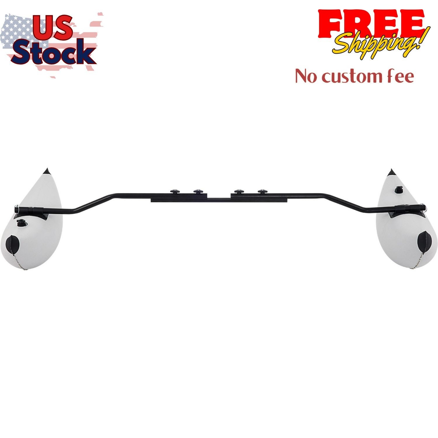 Kayak Outrigger Stabilizer, PVC Inflatable Outrigger Float w/ Sidekick Arms Rod