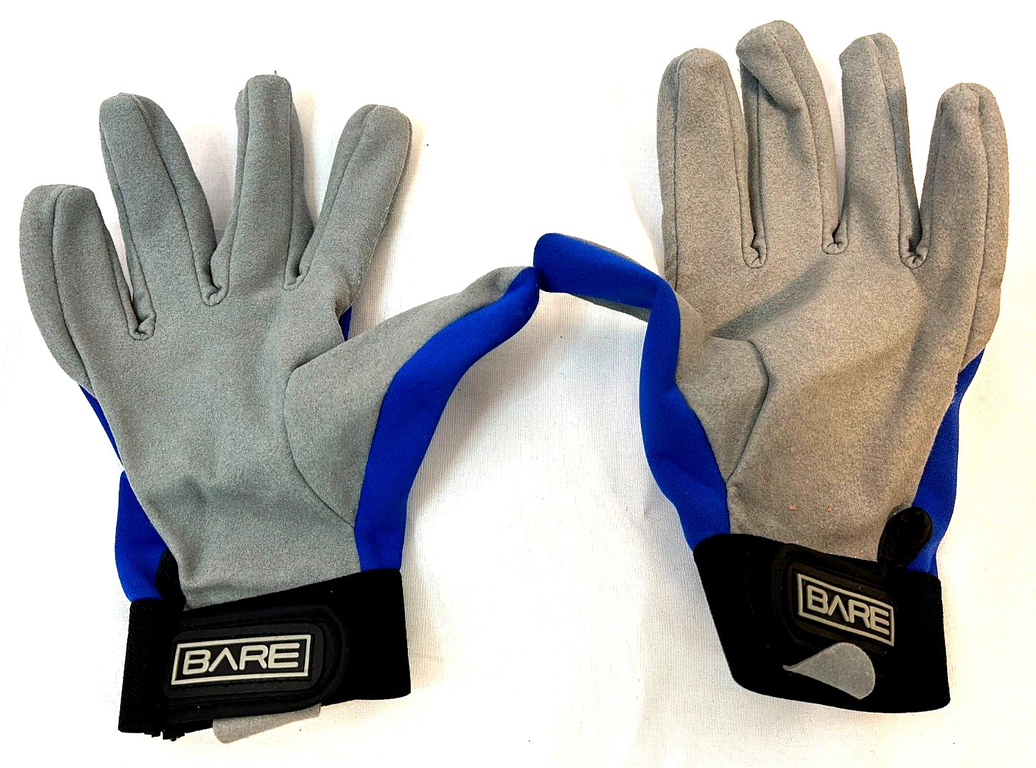BARE ~ Diving Gloves 10200 L ~ 2mm Tropic Sports Blue/Black/Gray ~ Unisex