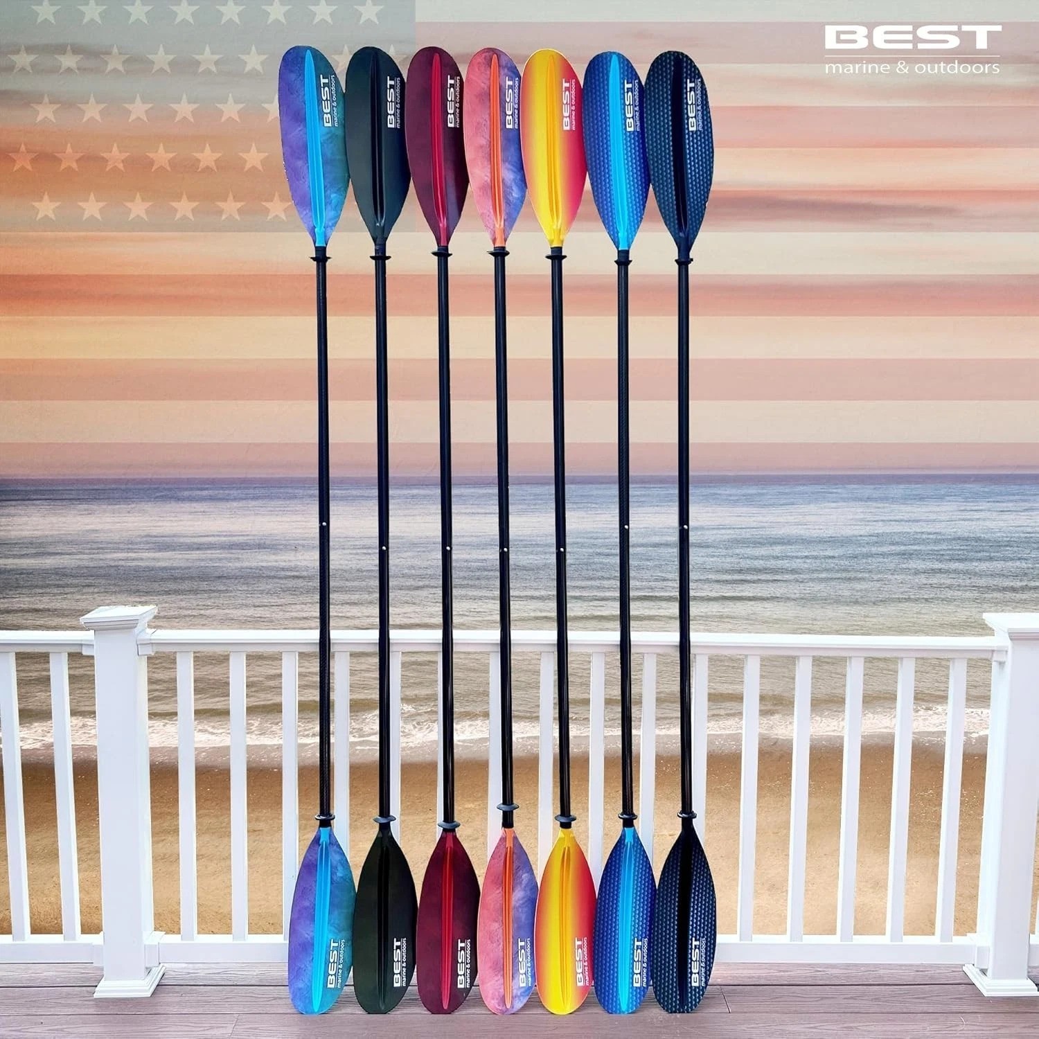 Efficient Carbon Fiber Kayak Paddle 234cm – Lightweight & Adjustable Feathers