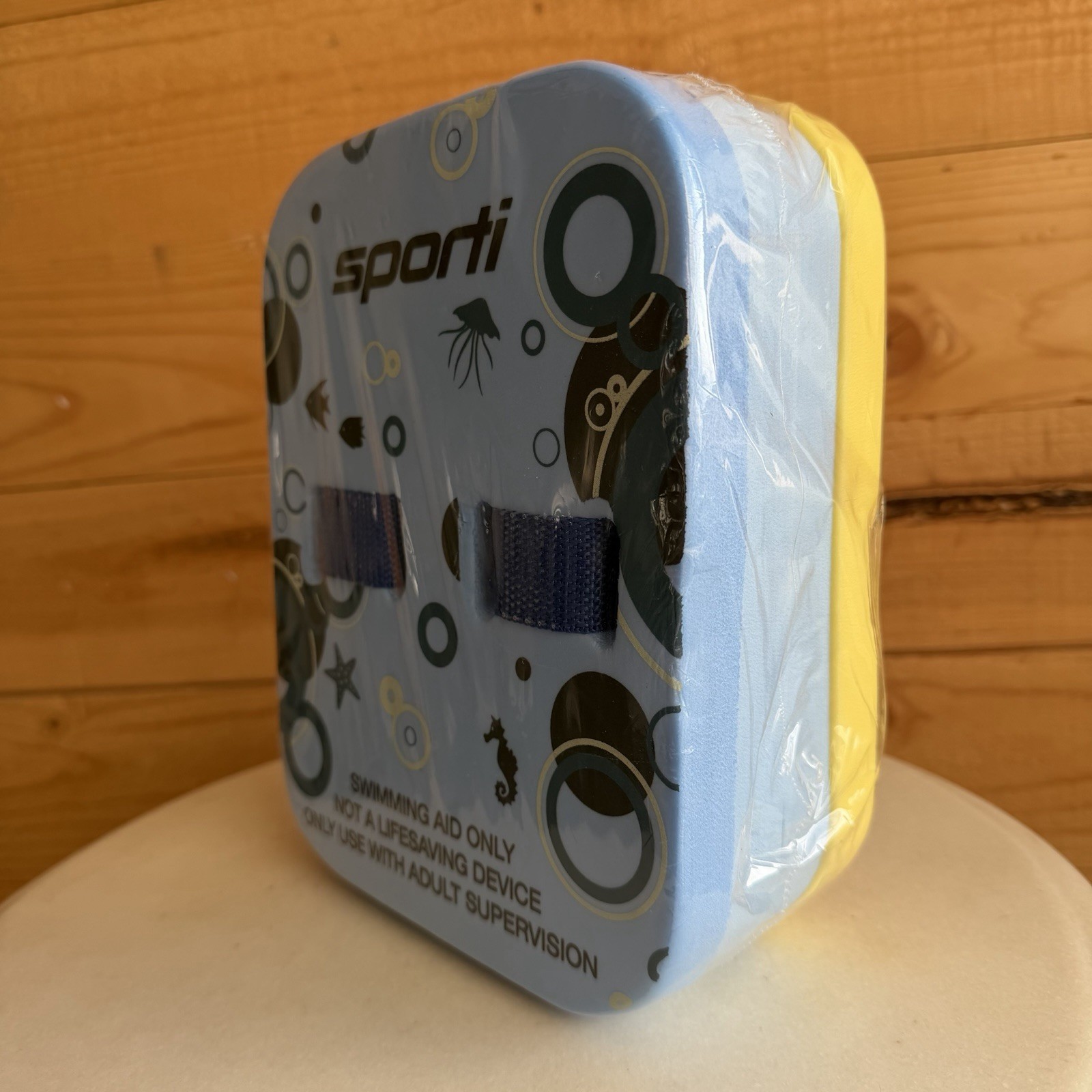 NEW Sporti Swimming Aid Foam Float Progressive Trainer Adjustable Yellow Blue