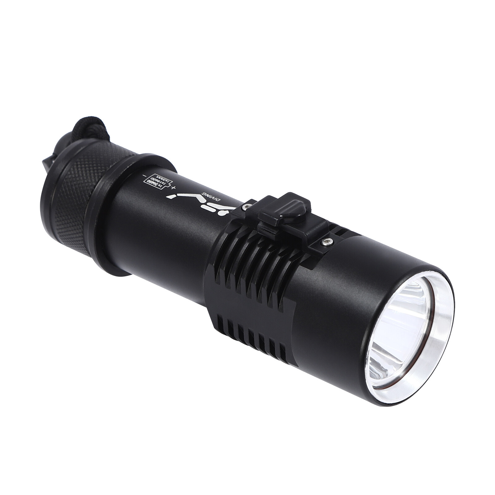 Led Scuba Diving Flashlight Torch Underwater 100M Waterproof Light Rechargeable