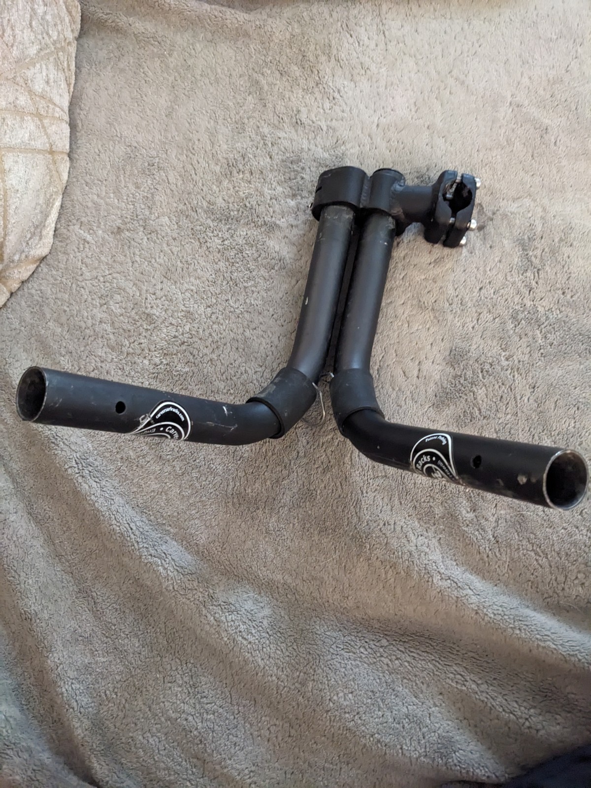 Carver Surf Racks Upper Bars & Seatpost Clamp Set | MISSING Lower U-Loops