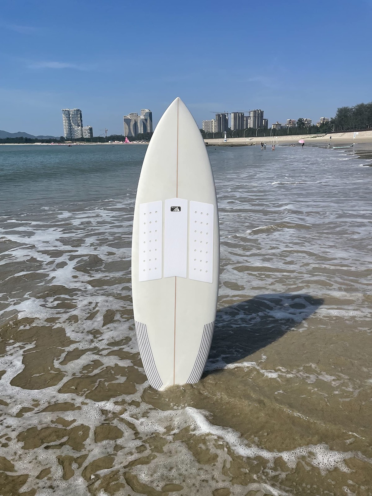 3 Piece Surfboard Traction Pad EVA Adhesive Tail Pad for All Boards
