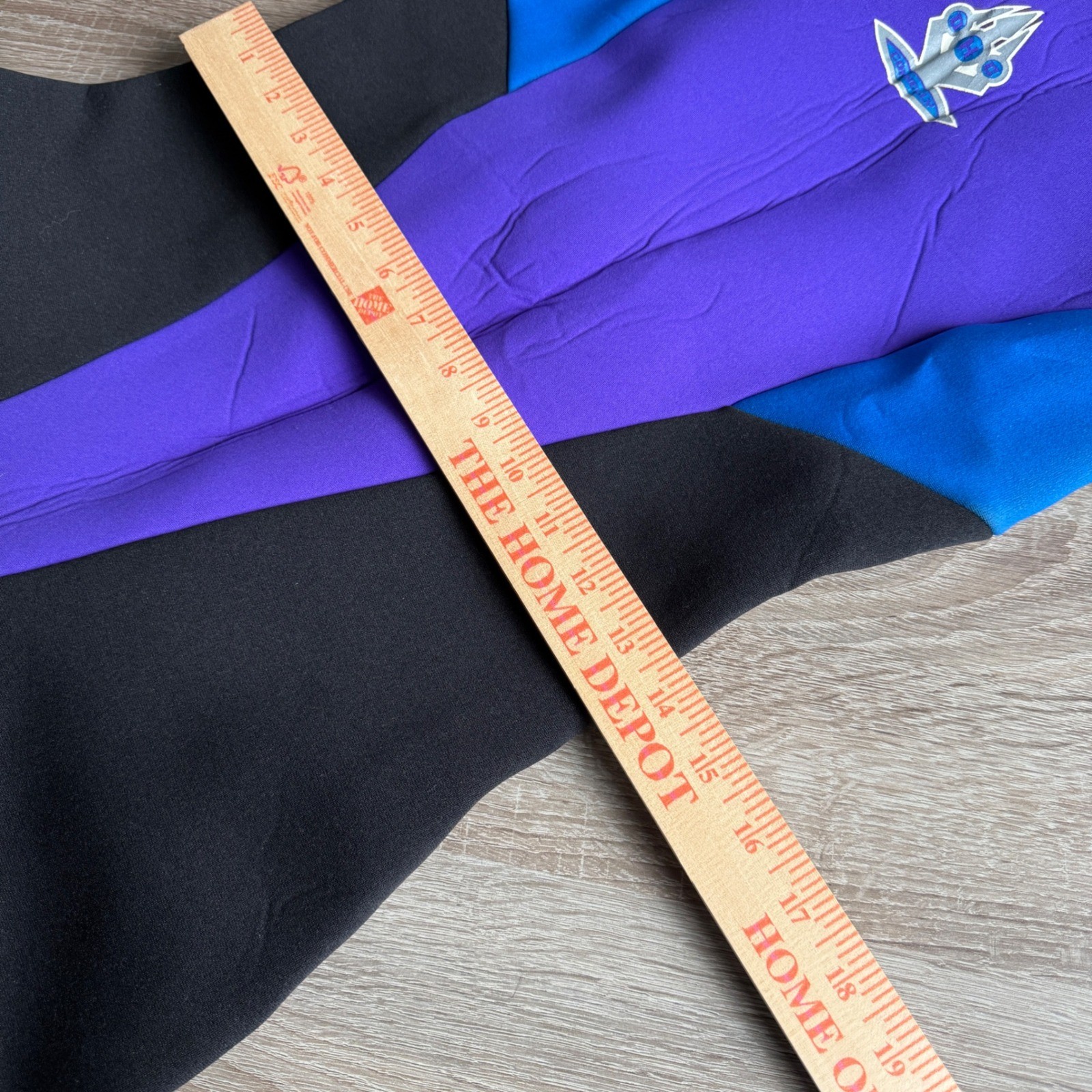 Deep Heet Womens 12 Full Wetsuit Purple Black Back Zip Surf Dive
