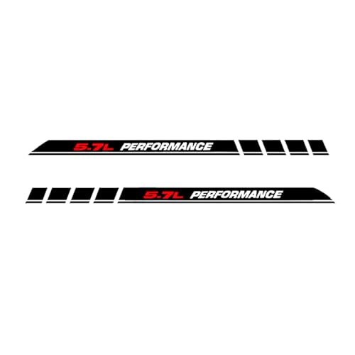 5.7L Performance Pickup Truck Engine Hood Decals Emblem for Dodge Ram style1
