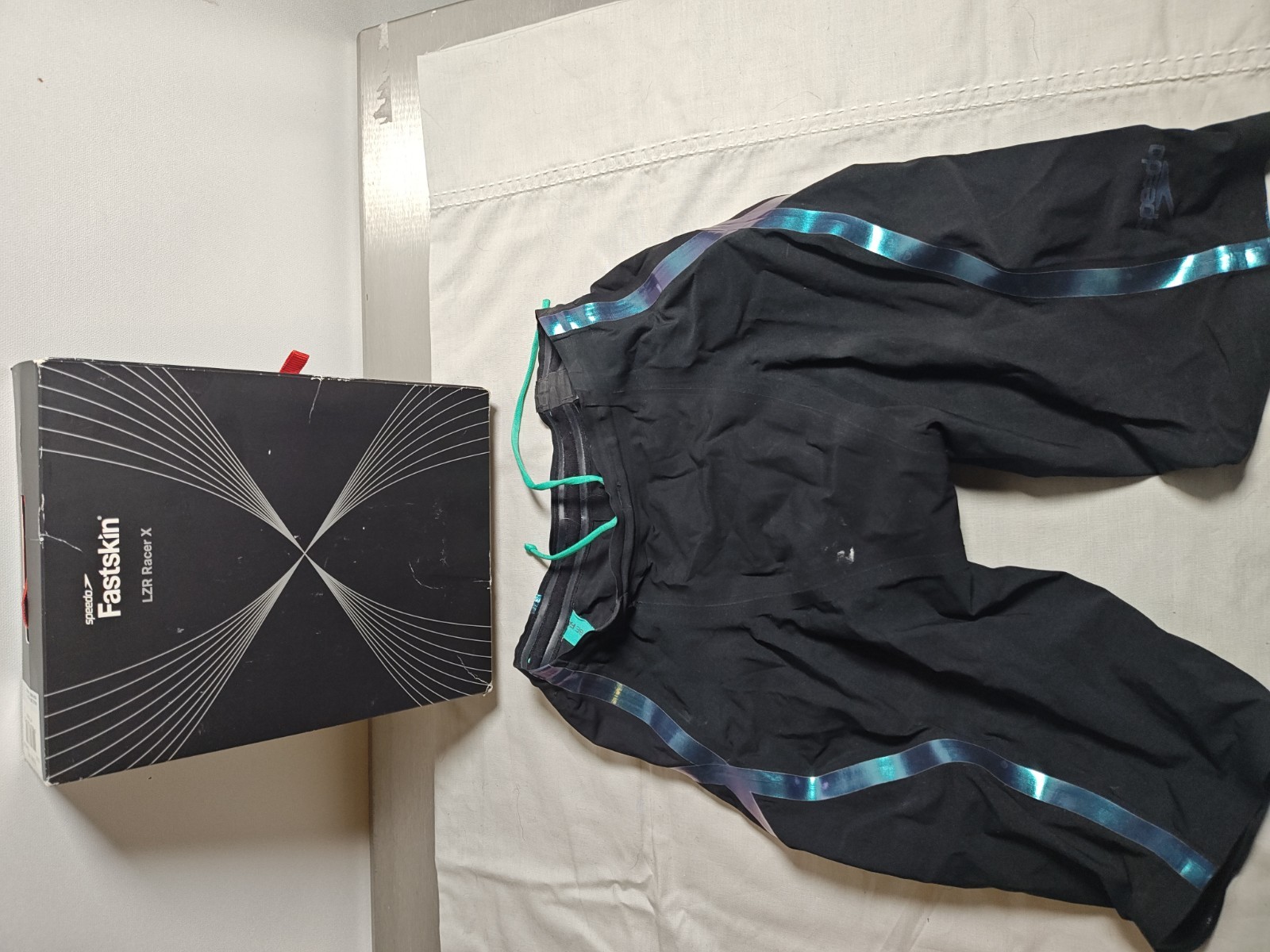 Speedo Fastskin Lzr Racer X Male Jammer Black / Blue | Size: 23