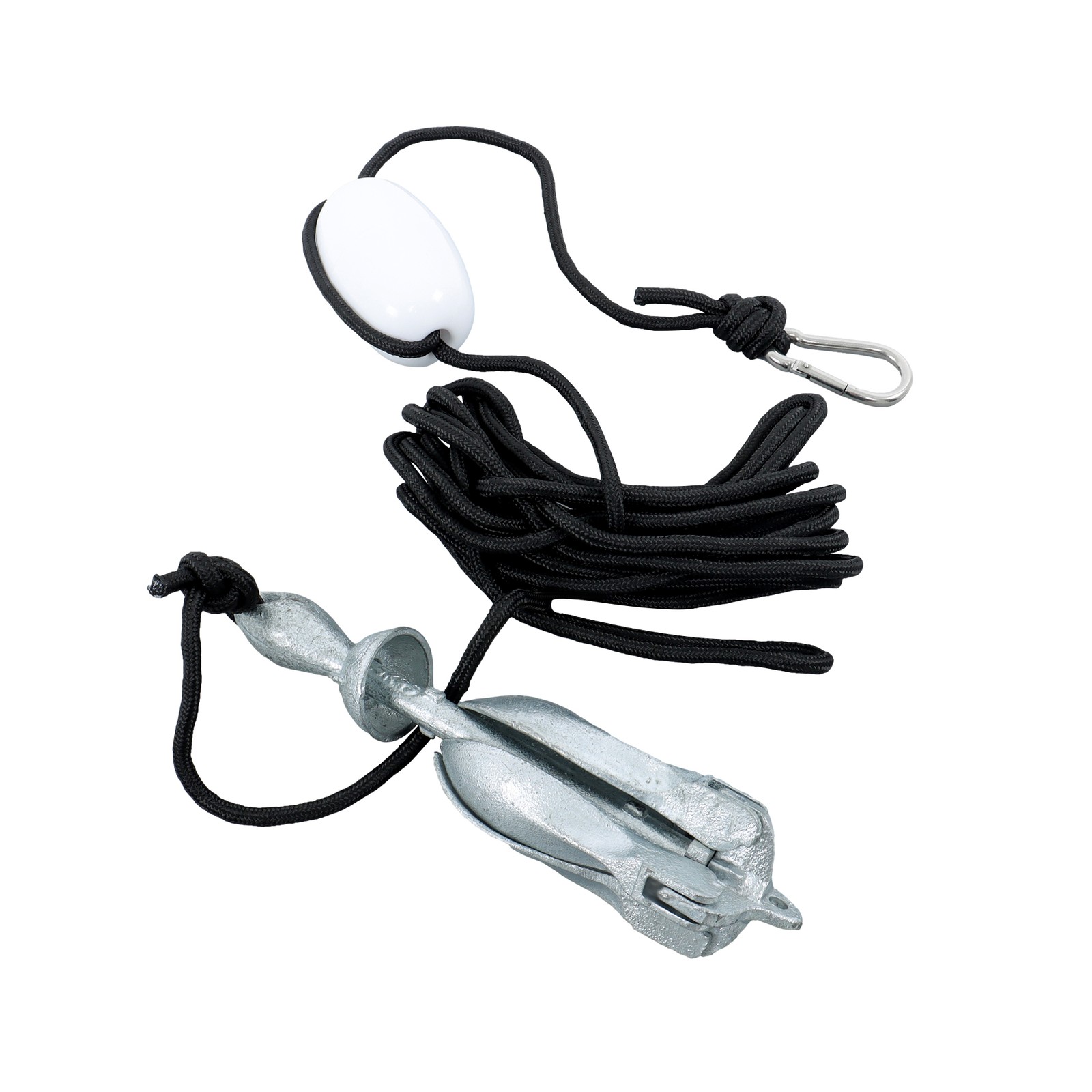 For Canoe Kayak Raft Boat 1.5LB/3.3LB/5.5LB/7.05LB Complete Folding Anchor Kit