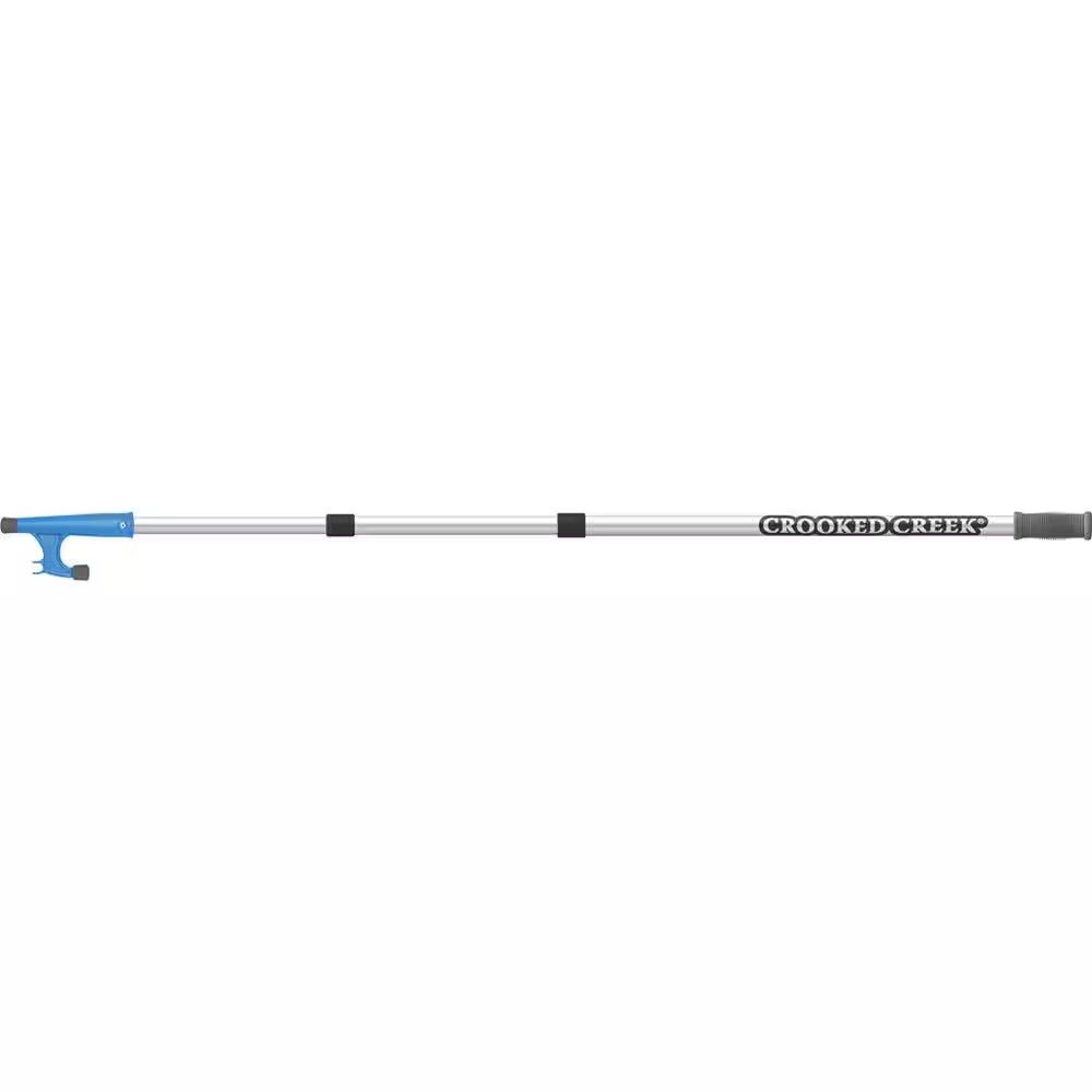 32 In. to 72 In. Telescoping Boat Hook, Silver