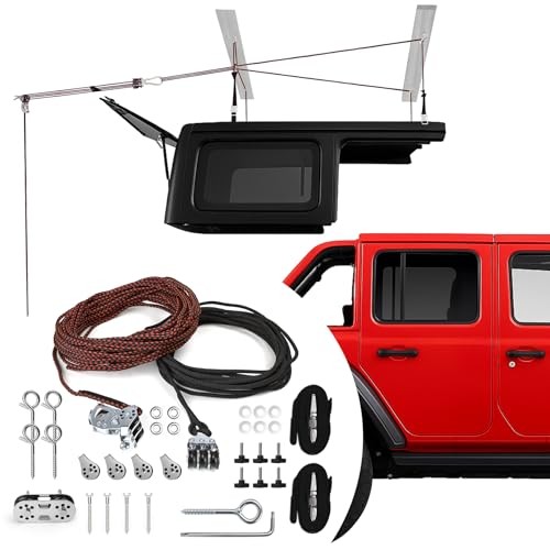2026 Upgraded Hardtop Removal Lift Compatible with All Jeep Wrangler JK JL
