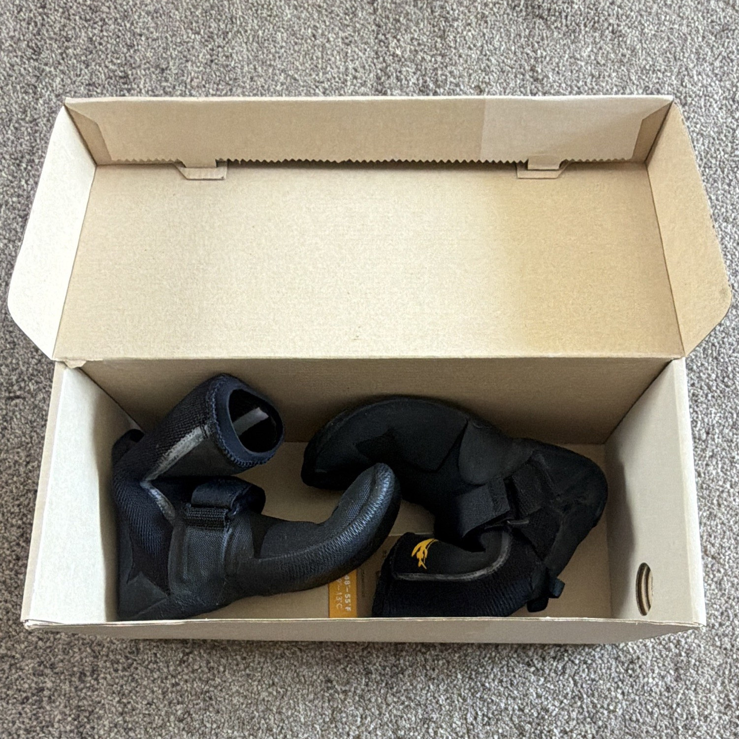 Patagonia R3 Yulex Split Toe Booties Black US 5 Surf Water Boots