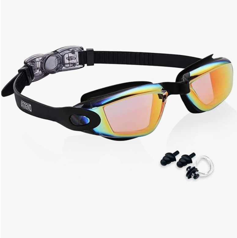 AEGEND Kids Swim Goggles 3-14 Anti Fog Leakproof Pool Beach Swimming