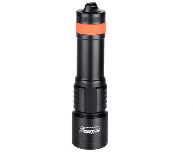 Orcatorch D700 1700 Lumens Dive Light with 2 batteries
