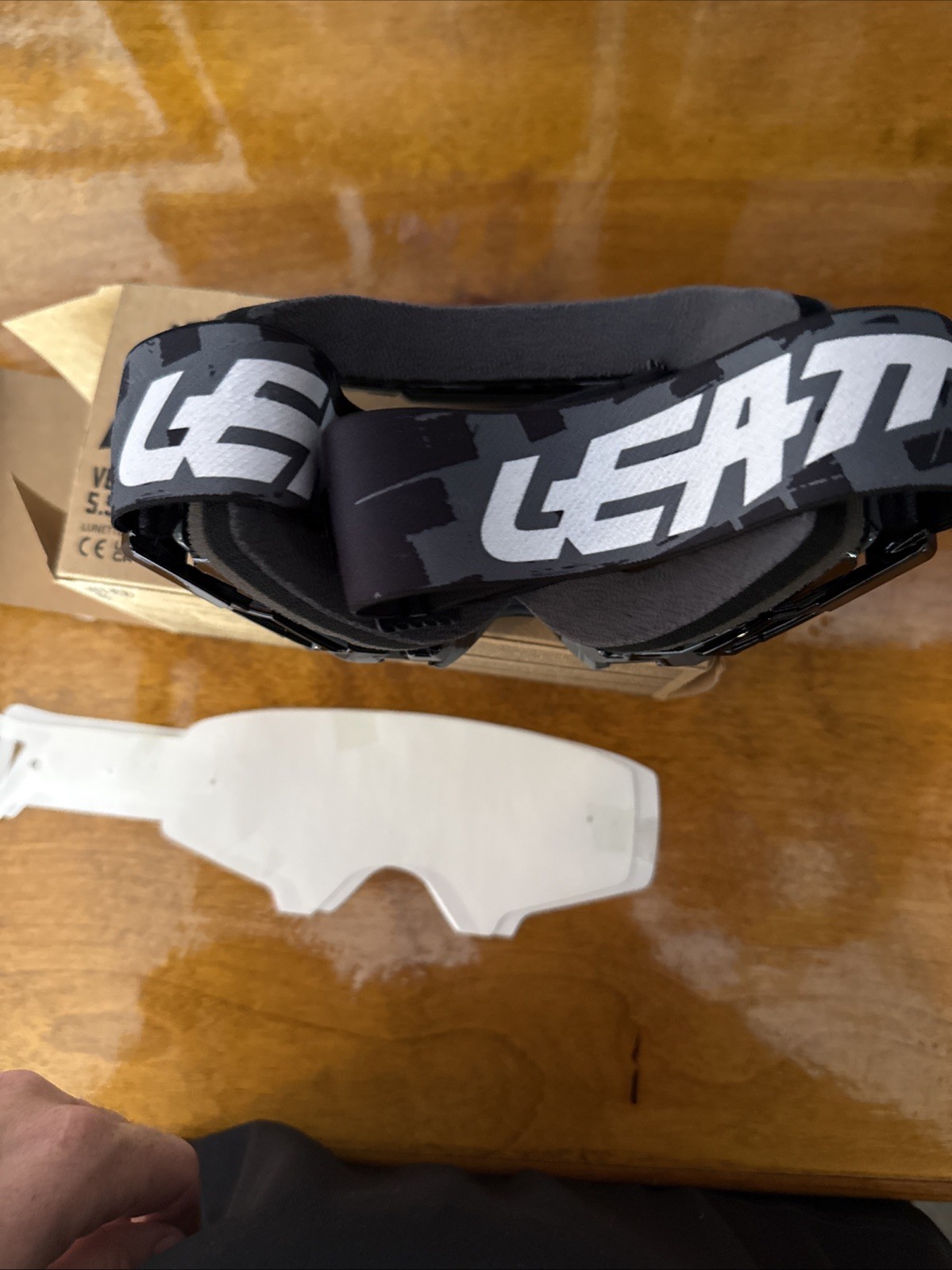 LEATT Velocity Googles, 5.5 IRIZ Brushed Silver 50%
