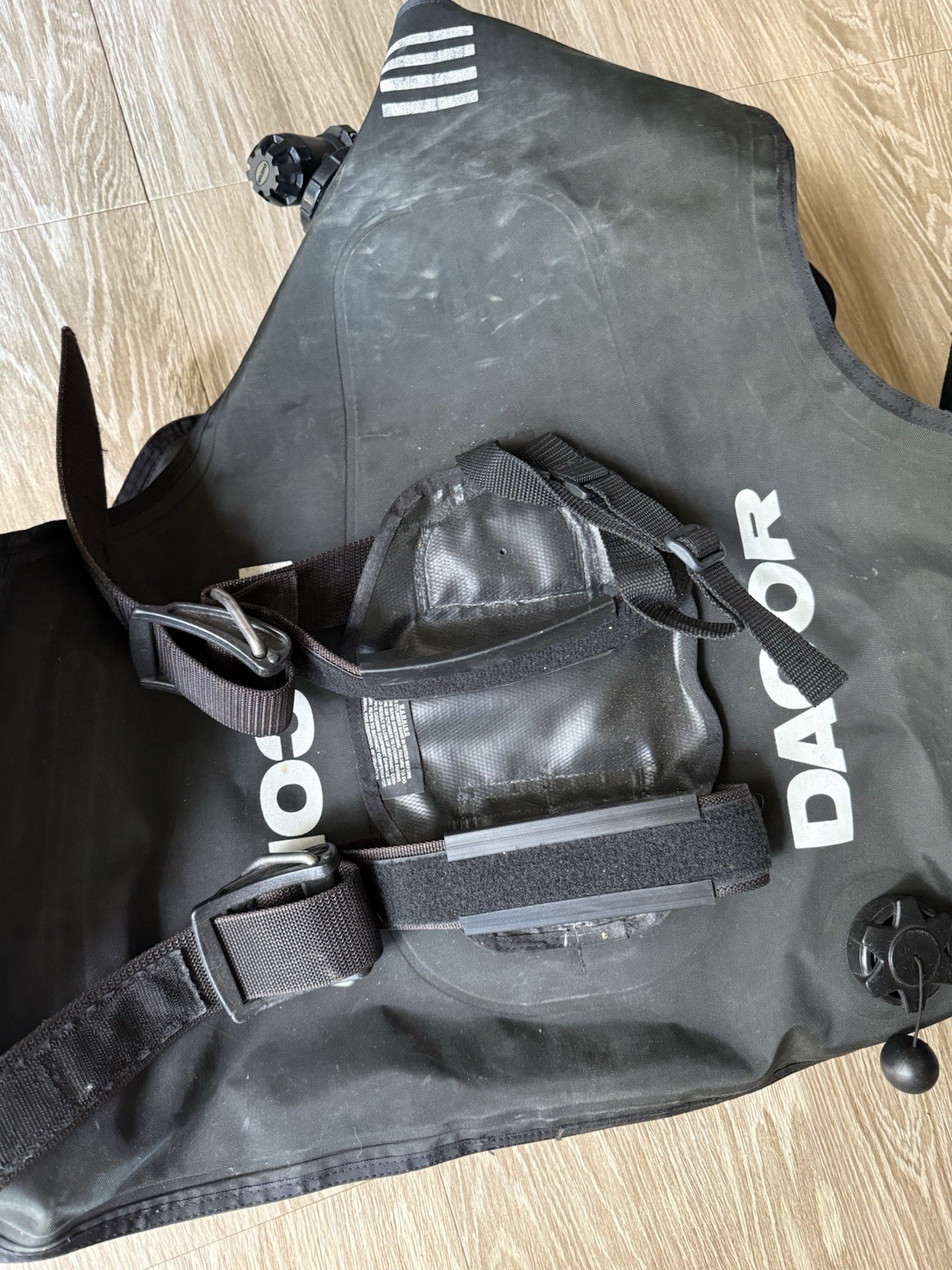 Dacor Nautica Large? (not Visible Size Tag) Blue Black As Is AT65
