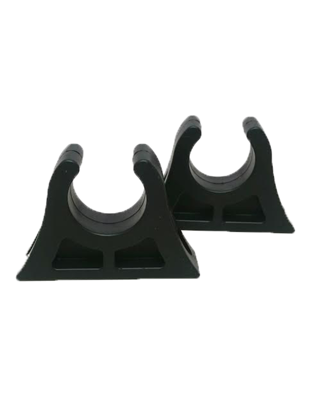 Pactrade Marine Boat Canoe Kayak 2 Pair Of Black Paddle Clips 1 1/8” Diameter
