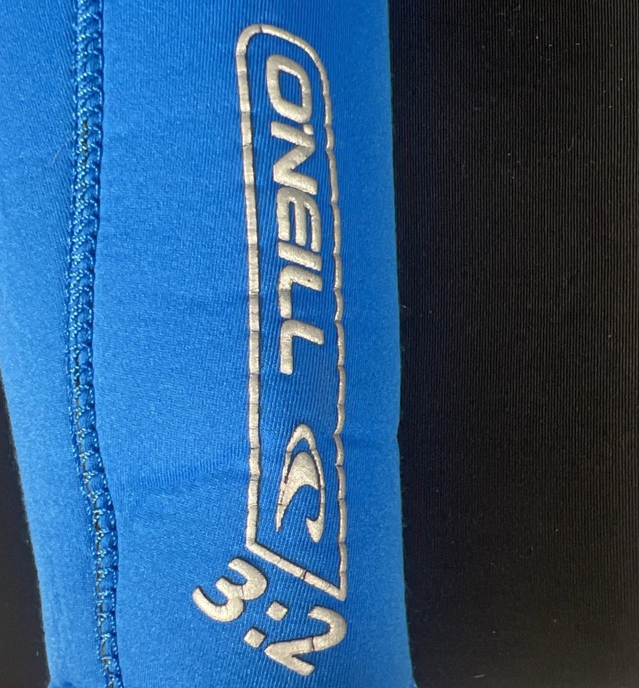 O’Neill Epic 3/2 Youth Full Wetsuit Back Zip Blue Black Gray Size 16