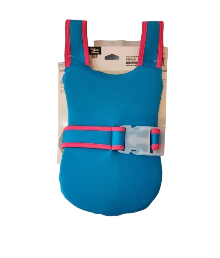 New Swim School Level 3 Progressive Swim Trainer Vest Age 3-5 adjustable 38 lbs