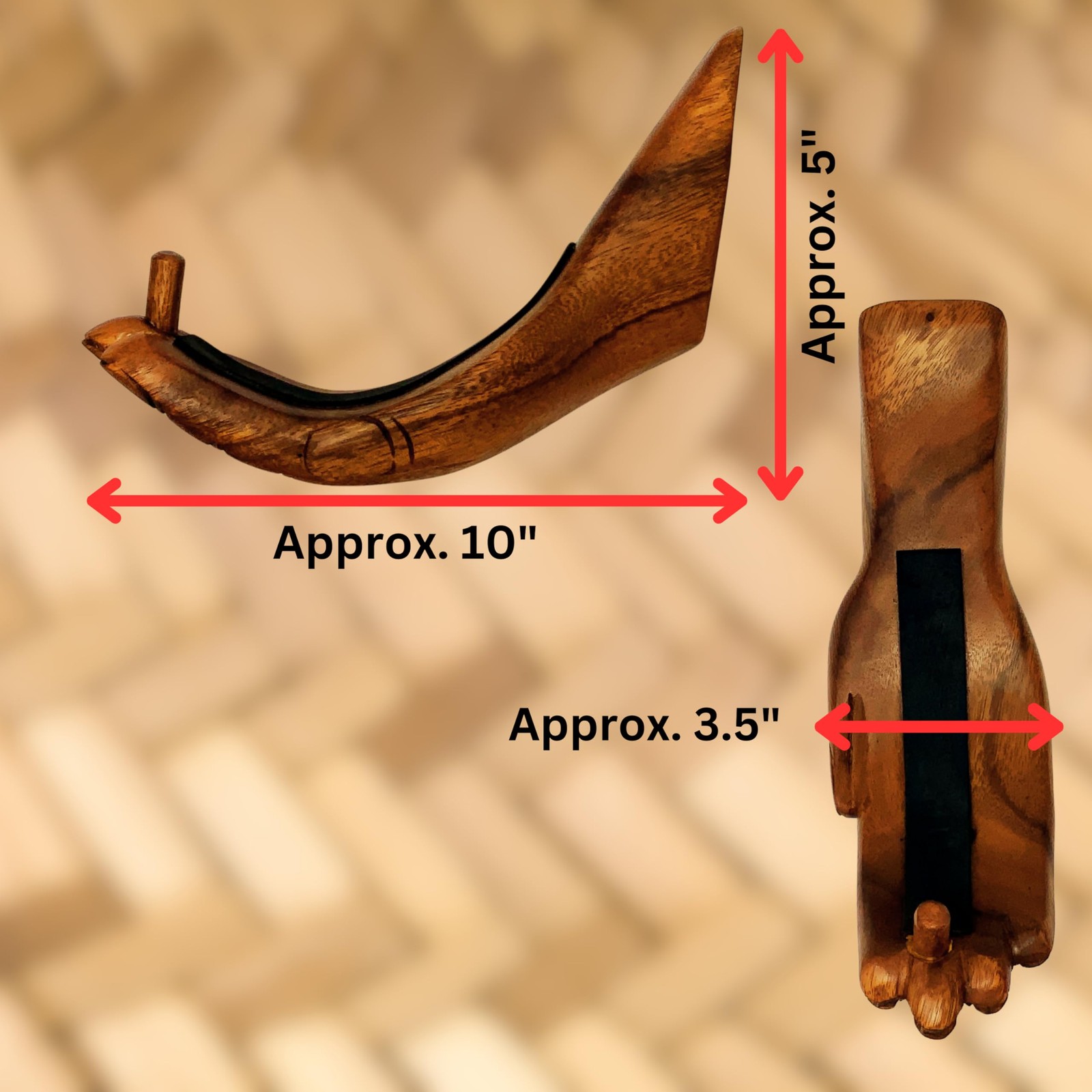 Surfboard Wall Mount Rack – Handcrafted Wooden Display Holder for Longboard, …