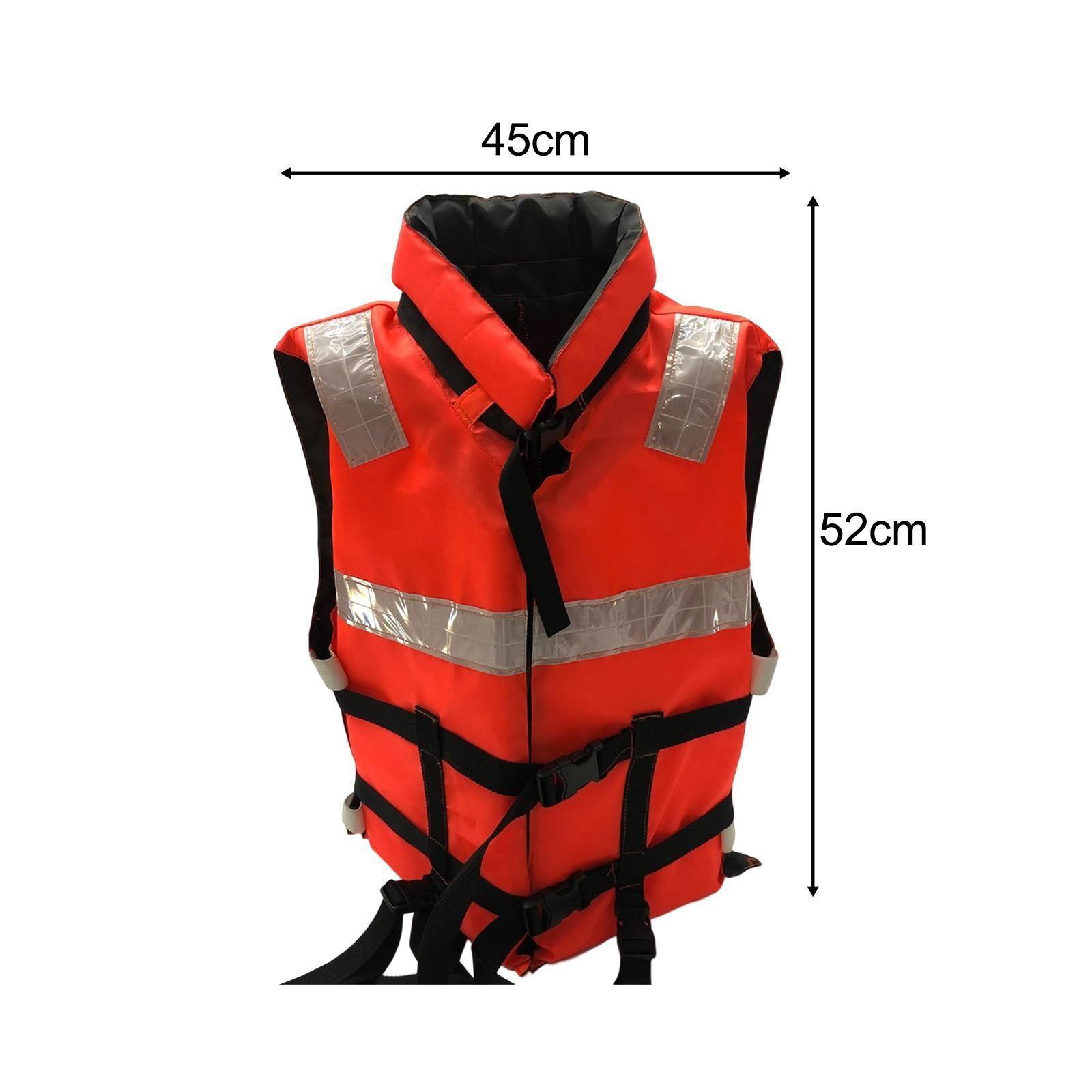Orange Kayak Life Jacket Buoyancy Aids Breathable Skin Friendly Anti Scratch
