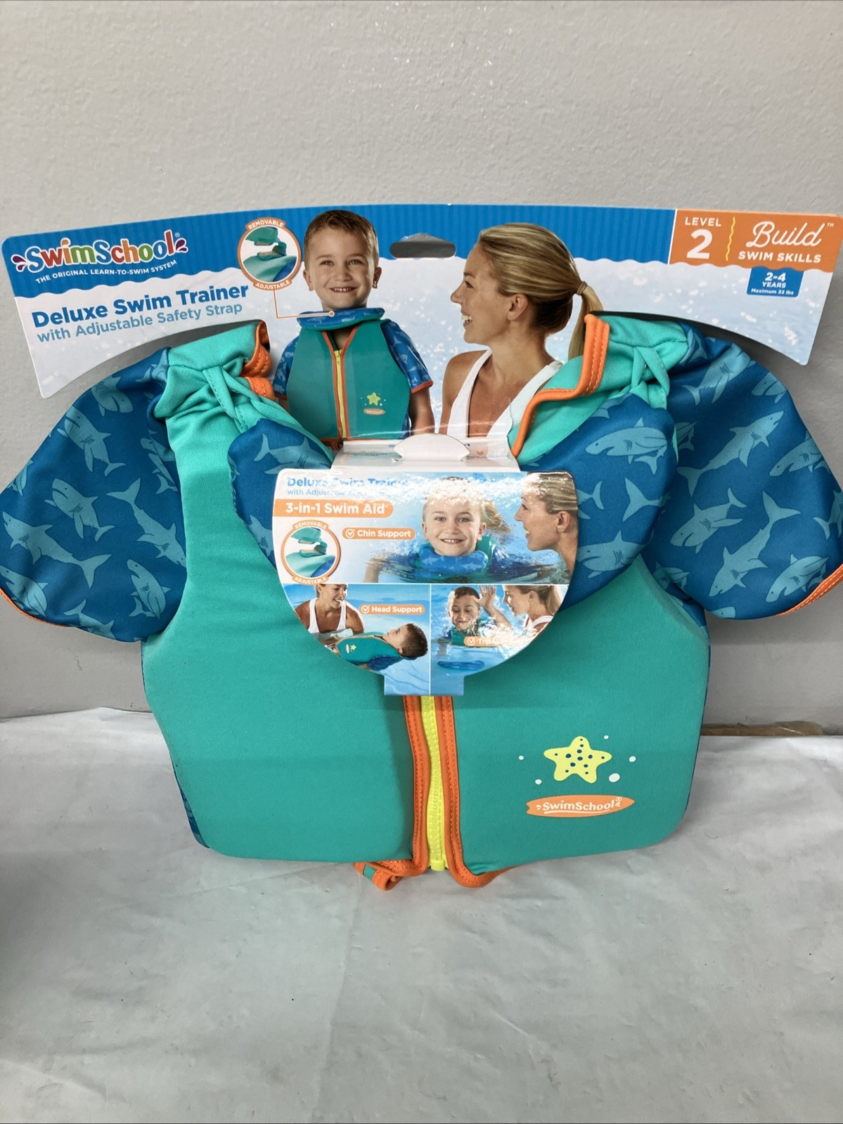 SwimSchool Deluxe Swim Trainer Level 2 up to 50 pounds