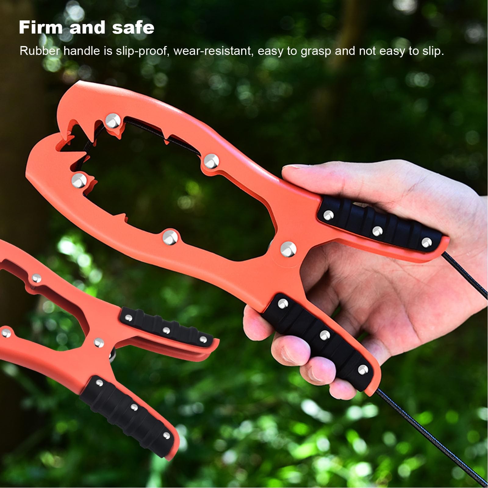 2 Piece Kayak Anchor Grip Clamp with 16.4ft Paracord Snap Hook, Boat Anchor C…