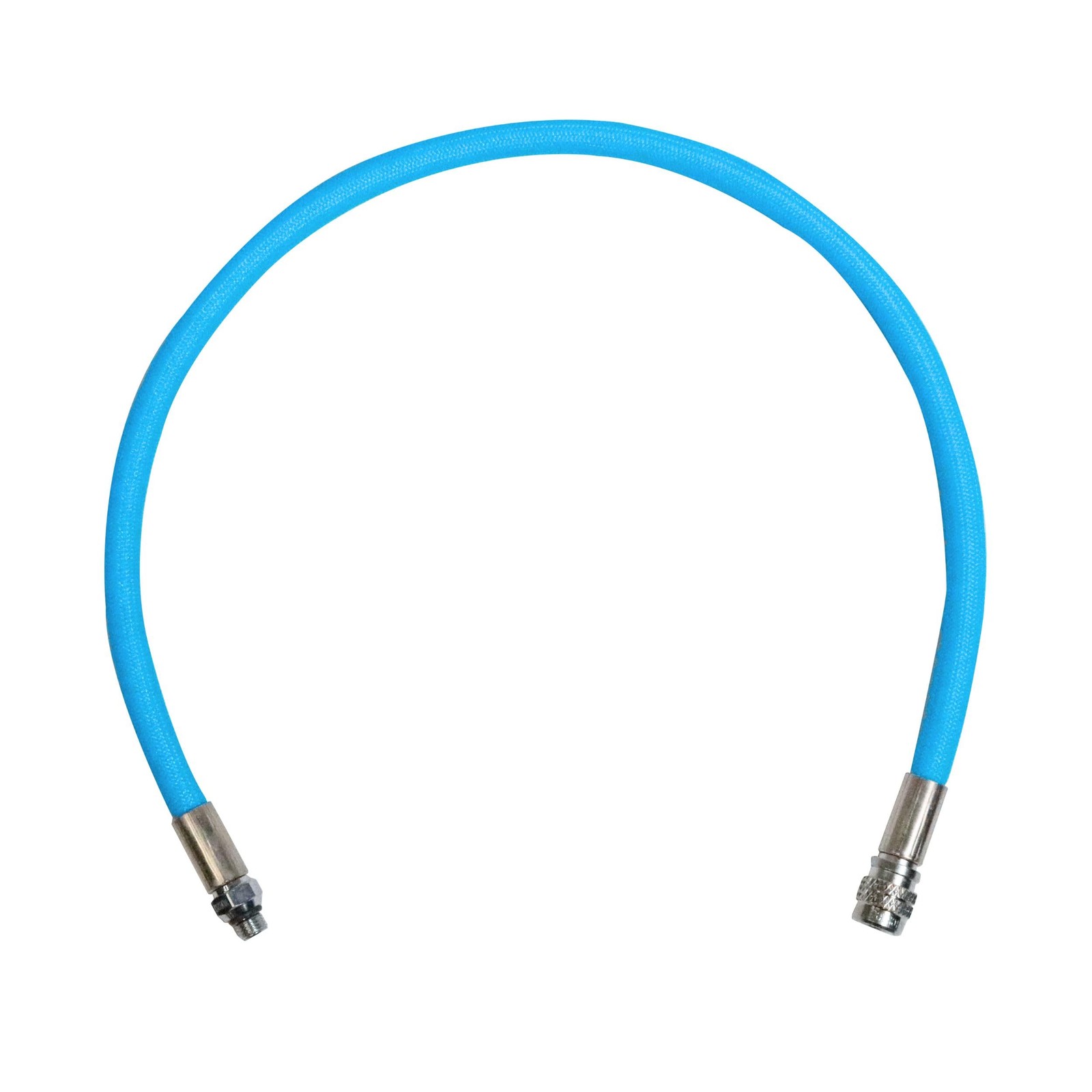 27-Inch Blue Low Pressure Braided Hose for Standard BCD, 1,000 PSI Working Pr…