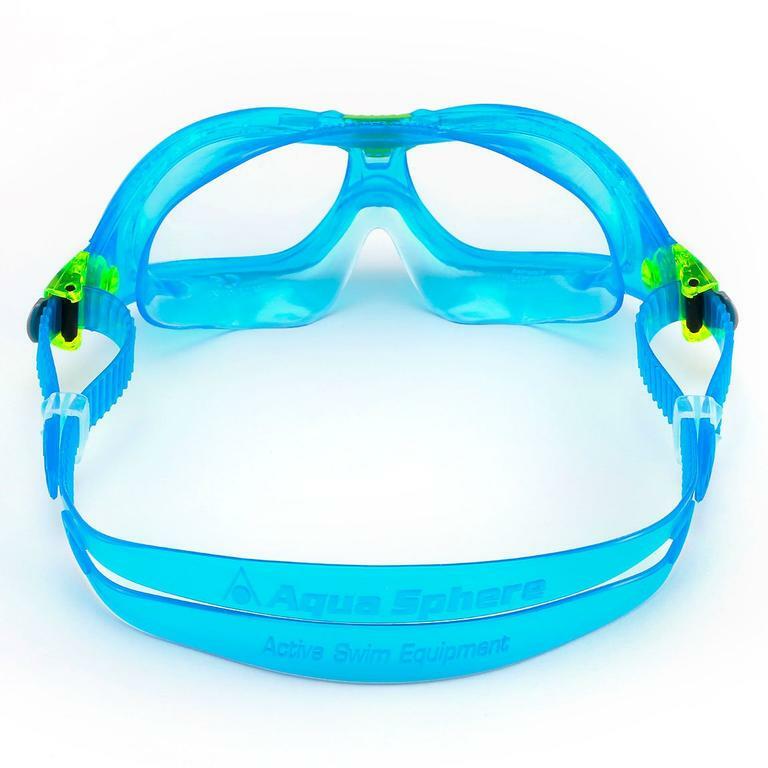 Learn to Swim Goggles BLUE AquaSphere SEAL KID 2 Clear Lens Training Mask 175300