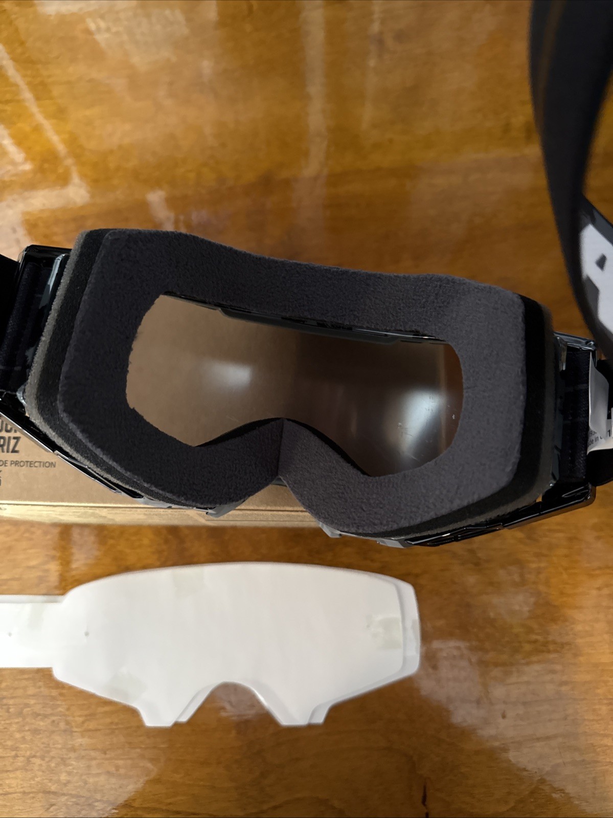LEATT Velocity Googles, 5.5 IRIZ Brushed Silver 50%