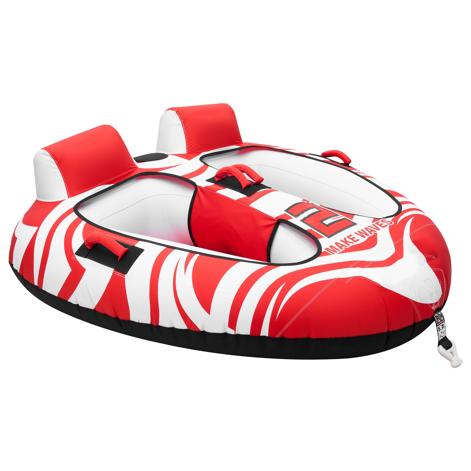 Uimoso Towable Tubes for Boating, 2-Person Inflatable Water Sports Equipment