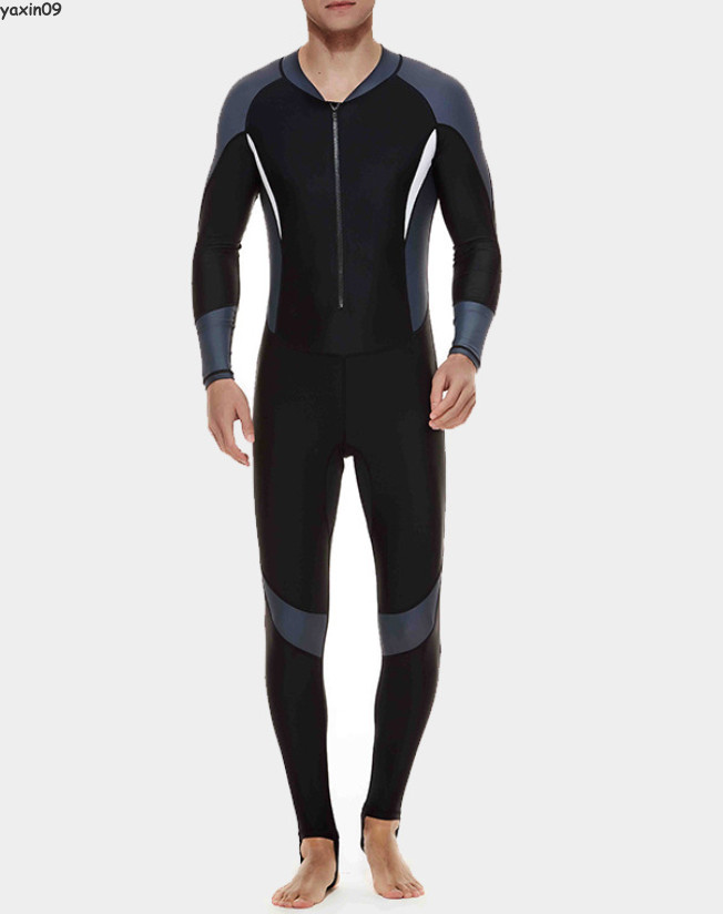Men Dive Skins Suit Full Body Swim Swimsuit Long Sleeve Diving suit Water Sports