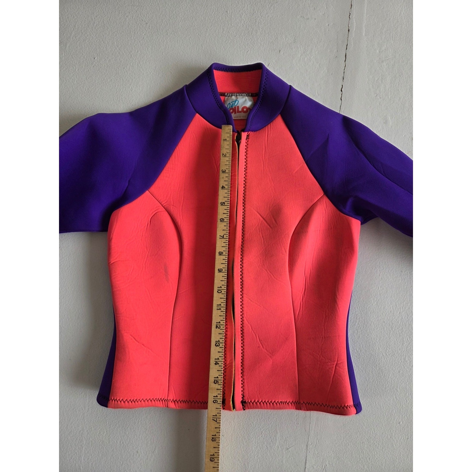 Vintage Jet Pilot Factory Squadron 2 Piece Wetsuit Set Womens 10 Made USA 90s