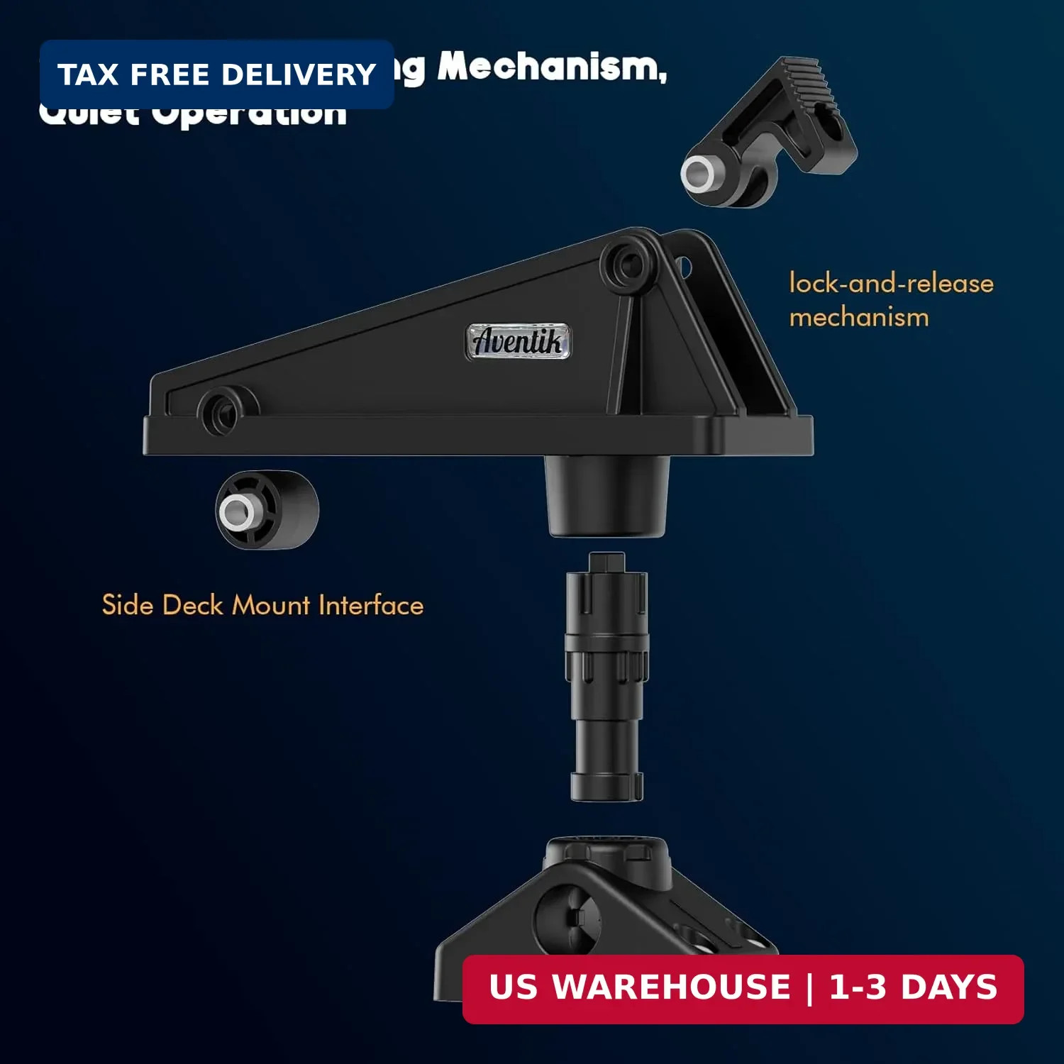 Kayak Anchor Lock System Durable Easy-to-Use Anchor Lock for Small Boats and Kay