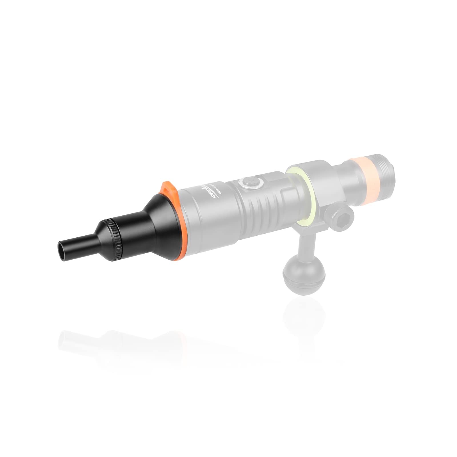 D530V Aluminum Diving Video Light Snoot Underwater Torch Macro Photography