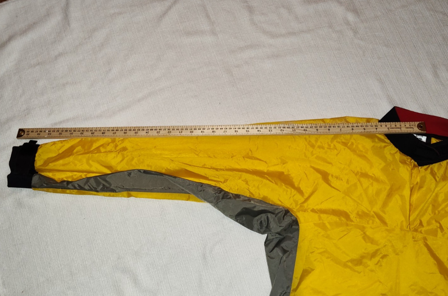 NRS Rio Yellow Gray Kayak Kayaking Paddling Jacket Medium M