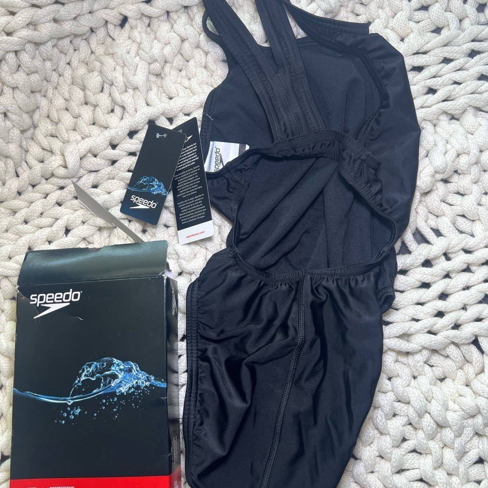 Speedo PROLT SUPRO-A Team Black Competitive Racing Suit size 26