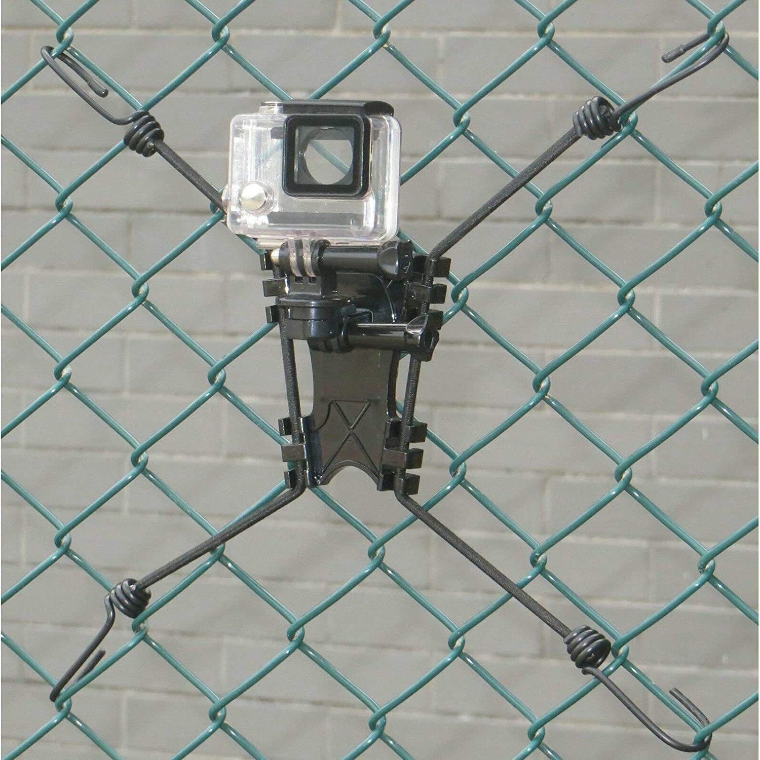 Pmsanzay Fence Mount 6.02 x 5.28 x 1.57 inches (15.3 x 13.4 x 4 cm), Black
