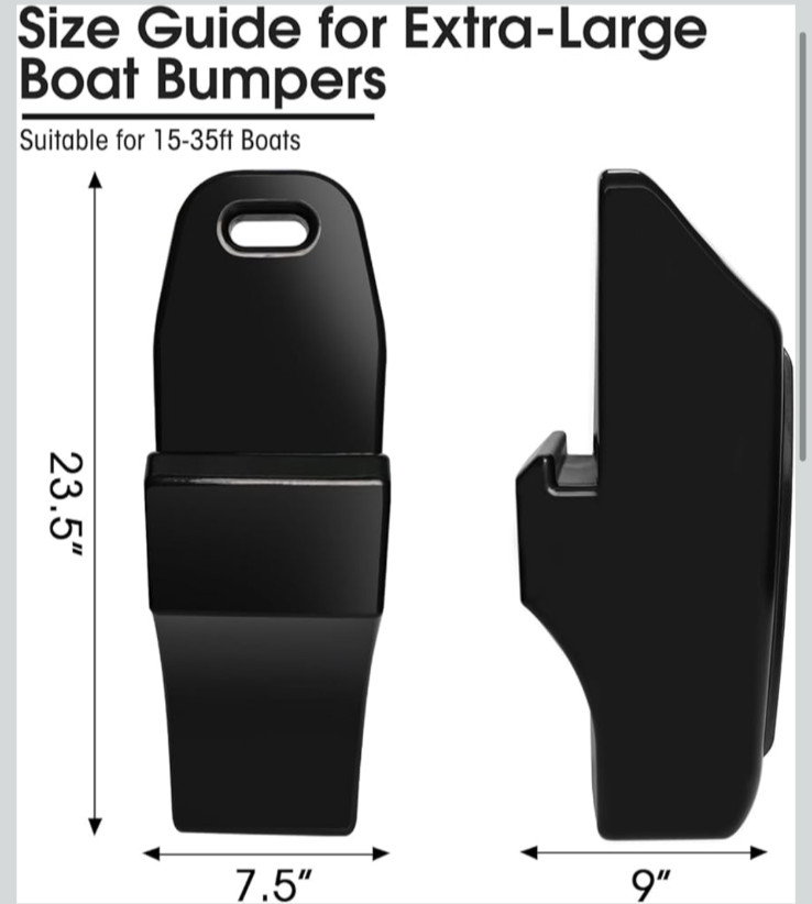 Pontoon Fenders Boat Bumpers for Docking Pontoon Boat ONLY,Customized Inflata…