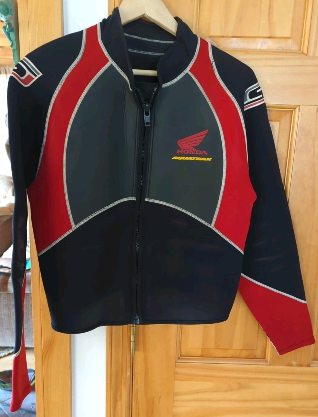 Honda JET SKI Slippery When Wet Aquatrax Wetsuit MENS Long Sleeve Top Size 2XL