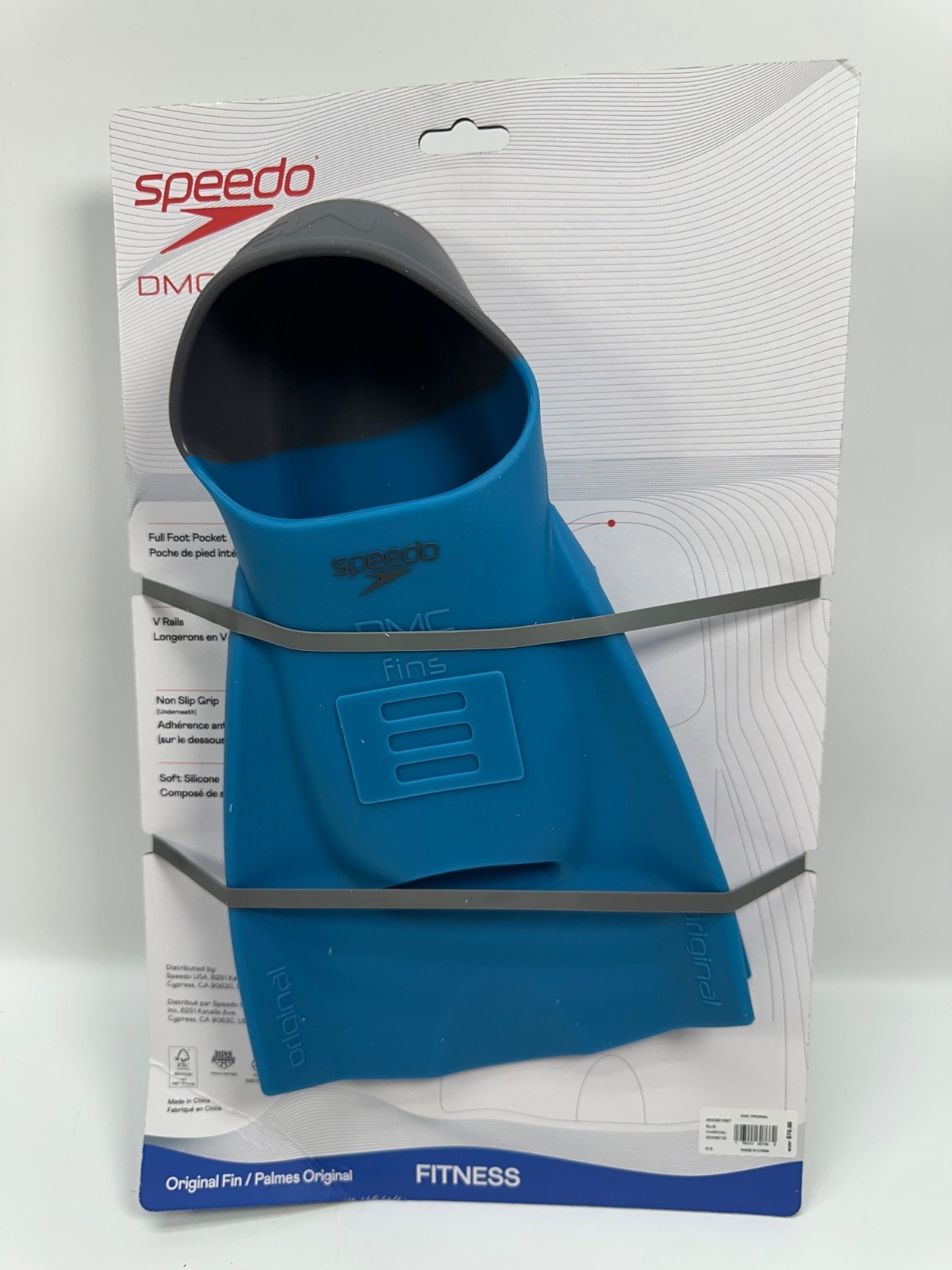 Speedo DMC Original Fin Blue/Gray 800536010627 SIZE M/S