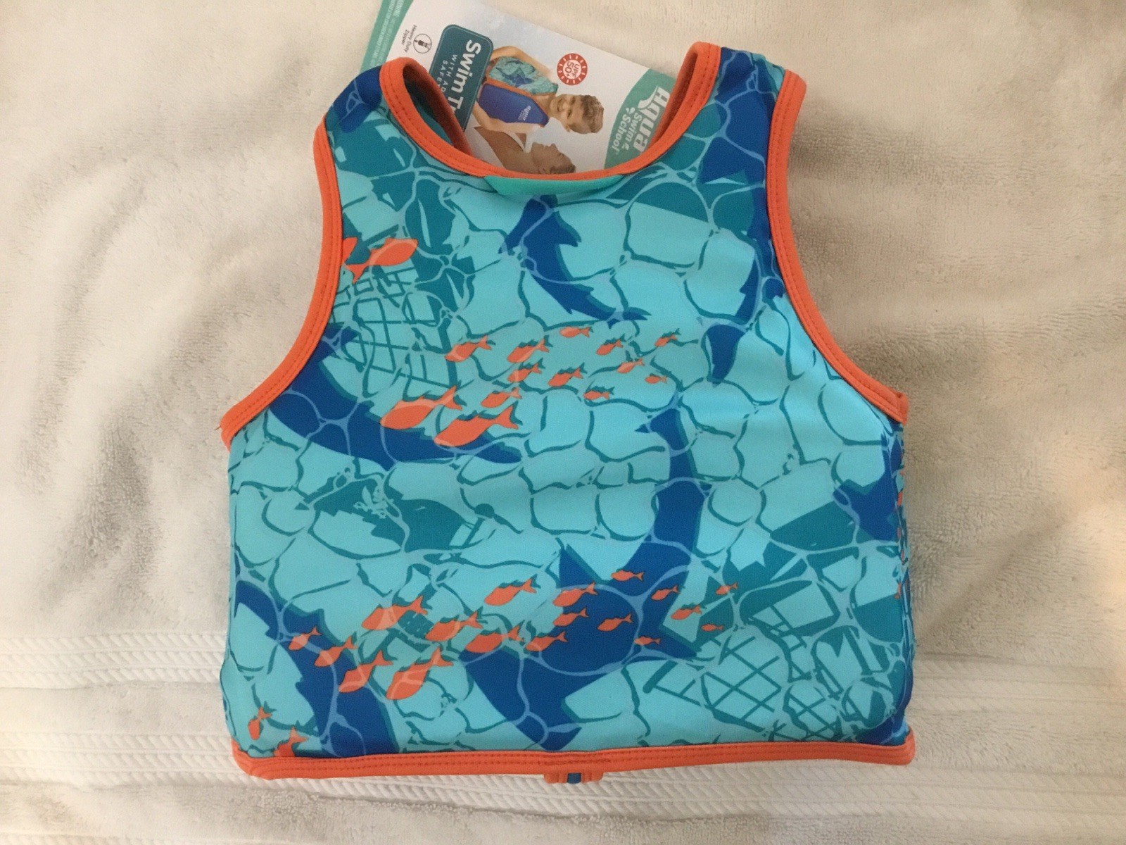 Aqua Swim School Swim Trainer 2-4 Years,25-37 Pounds,Adj. Safety Strap,NEW