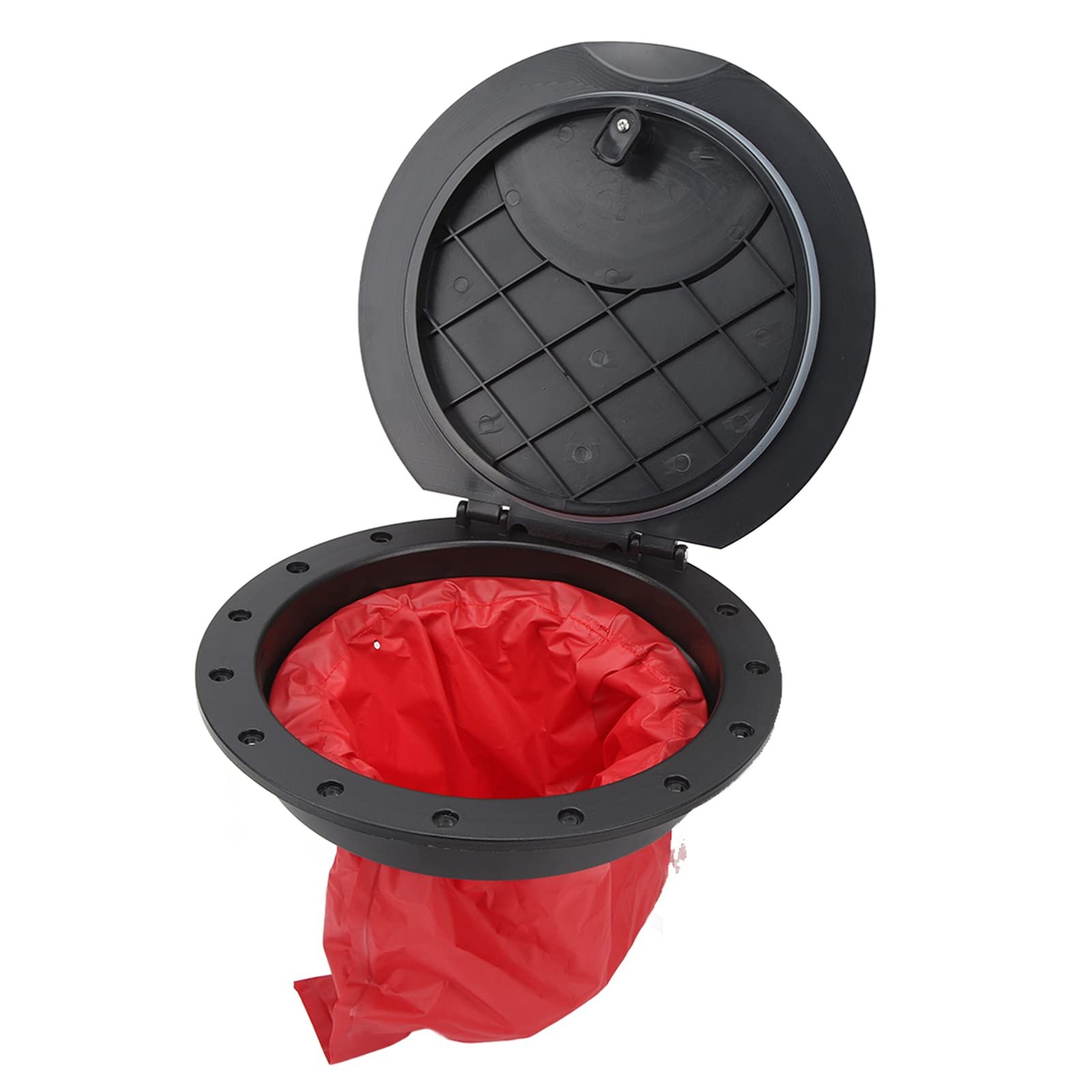 Black 11.2 Inch Deck Plate Kit Hatch Storage Bag Kayak Boat Fishing