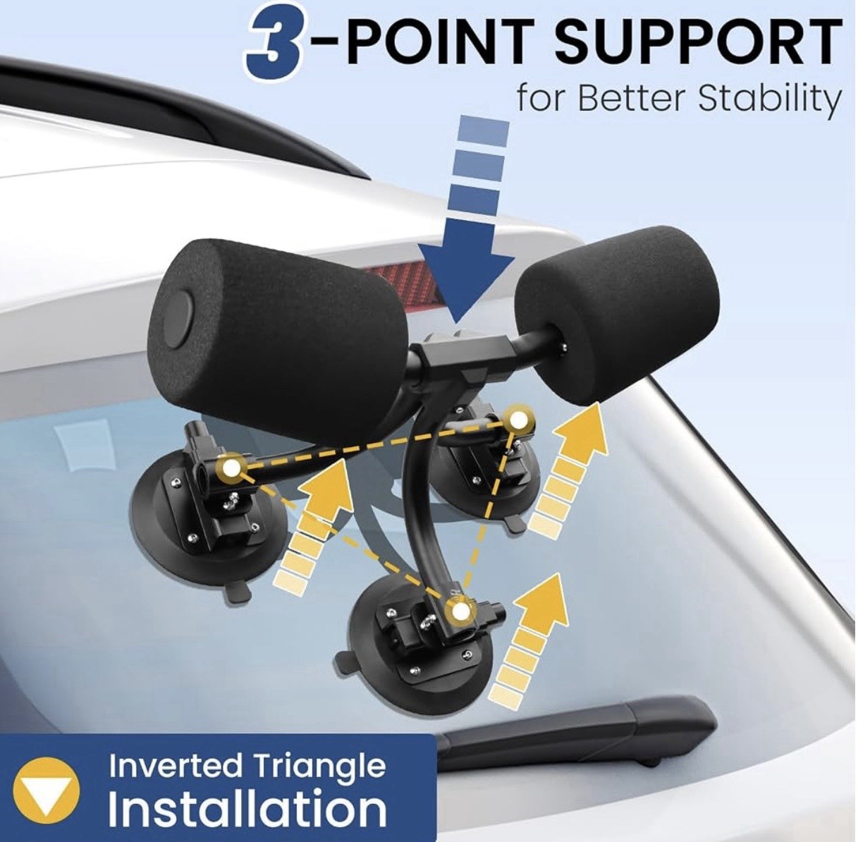 Hlogree Trigrip Kayak Load Roller 3 Suction Cup Kayak Roller Loader Pump Vacuum