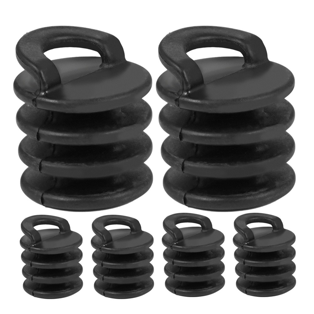 6 Pcs Form-fitting Kayak Scupper Plug Kit Drain Holes Stopper Bung