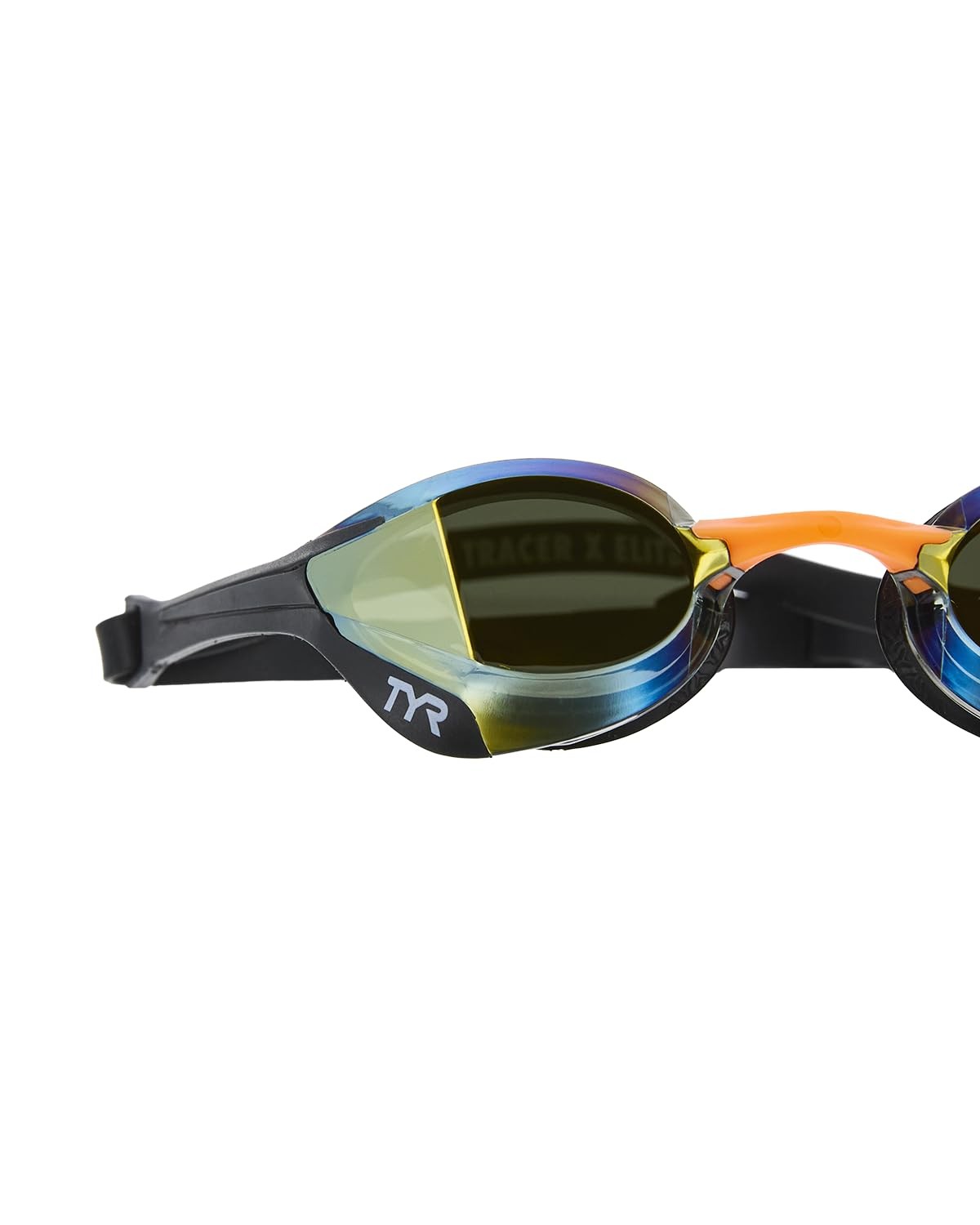 Tyr Adult Tracer-X – Racing Swim Eyewear Gold/Orange Lgtrxel